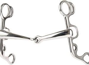 Têtes de nag occidentales polyvalentes en acier inoxydable pour chevaux et mors d'entraînement pour équipement équestre, conception multi-anneaux pour tous les types d'applications. bride de cheval.. Des économies garanties sur chaque commande avec Diaytar