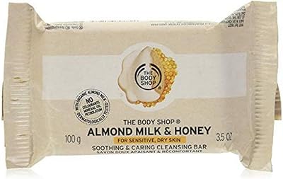 The body shop barre de savon au lait d'amande et au miel, savon