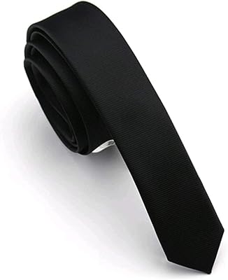 Cravate fine couleur unie jemgens pour hommes 4 cm 1,58