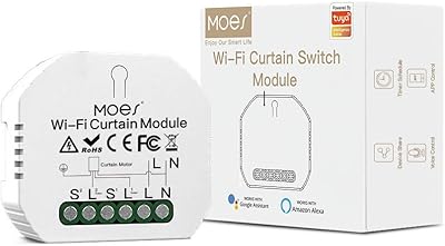 Mini module d'interrupteur de rideau intelligent wifi moise pour stores et volets roulants
