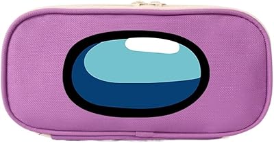 Trousse à crayons de jeu amongus anime kawaii sac stationnaire
