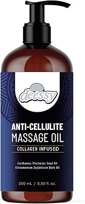 Huile de massage anti-cellulite de deessy, à base d'huiles 100 % naturelles, infusée