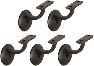 Design house 182048 support de garde-corps géant, 5 pièces, bronze huilé, 5 pièces