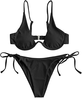 Ensemble bikini imprimé léopard zafel pour femme coupe haute design triangulaire