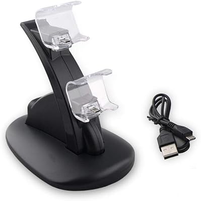 Support de chargement pour double manette playstation 4 - noir