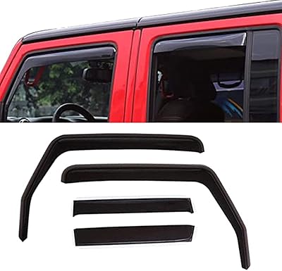 Dyong pare-brise, protection contre la pluie pour jeep wrangler jk unlimited 4 portes