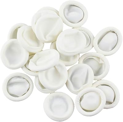 Outnice 100 pièces couvre-doigts jetables en latex antistatique pour usage topique, nail art