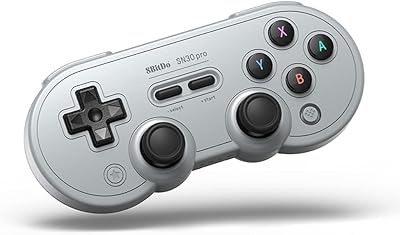 Contrôleur bluetooth sans fil joystics sn30 pro 8 bitdoo avec contrôleur de vibration