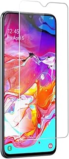 Protecteur d'écran en verre trempé hotterhigh hd pour galaxy a70 [compatible avec coque]