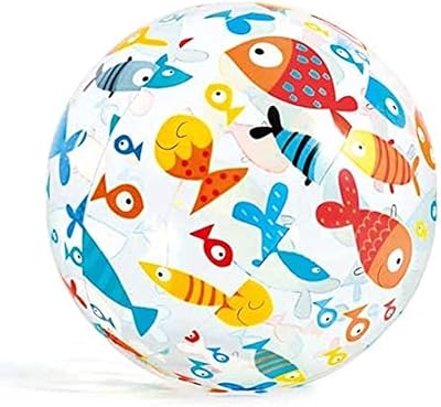 Balles intex vibrant print 59040, couleurs assorties