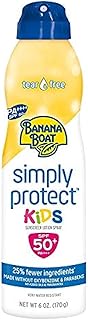 Banana boat simply protect lotion solaire en spray pour enfants, 170 g.