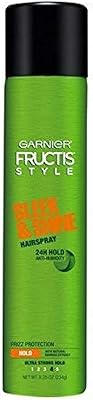 Laque capillaire anti-humidité garnier fructis sleek & shine pour unisexe - 8,25 oz