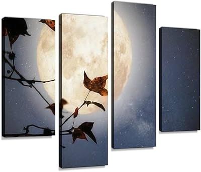 Impression sur toile magnifique érable fantastique d'automne en saison et pleine