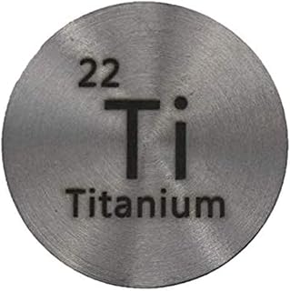 Disque métallique de 40 mm en alliage de métal aéronautique et de titane