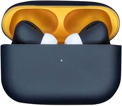 Apple airpods pro 2e génération personnalisés - merlin craft (combo noir/or)