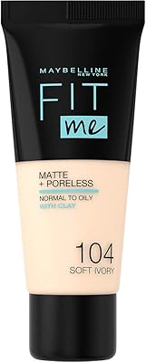 Maybelline fit me matte & poreless fond de teint liquide pour femme