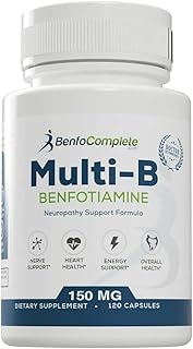 Formule de soutien à la neuropathie benfotiamine multi-b, 150 mg, 120 gélules (1)
