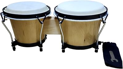 Ensemble de batterie bongo 2 pièces 6" et 7" pour adultes, instruments