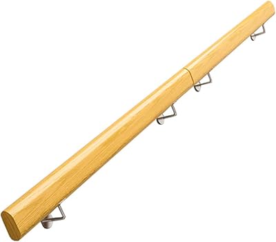 Kit de main courante d'escalier avec supports et embouts en acier inoxydable |