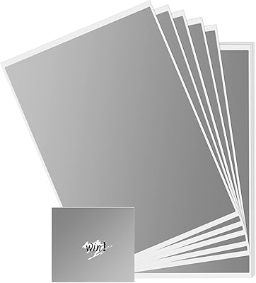 10 feuilles d'autocollants à gratter grand format a5 14,8 x 21 cm