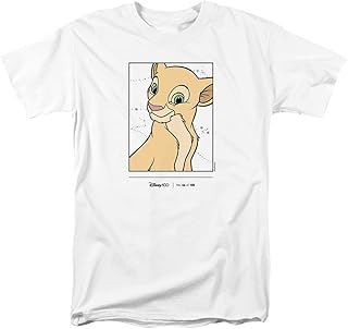 T-shirt pour homme cotton soul disney d100 roi lion nala, blanc
