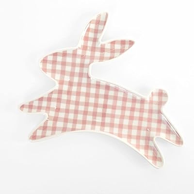 Assiettes lapin en porcelaine meri 2 pièces