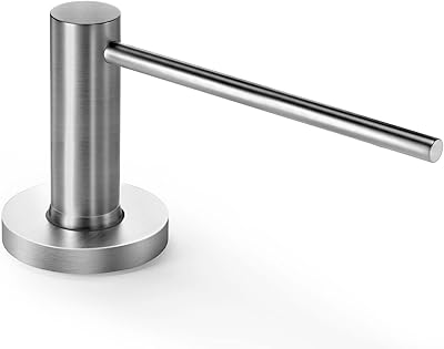 Distributeur de savon pour évier de cuisine à long bec en granit