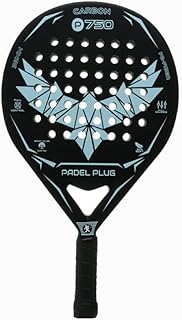 Raquette de paddle p750 entièrement en fibre de carbone, raquette de tennis légère