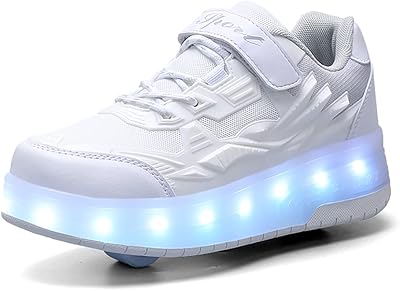 Chaussures de skate en ligne led rechargeables par usb, chaussures de skateboard
