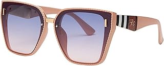 Lunettes de soleil carrées surdimensionnées vintage zwende pour femmes, lunettes de soleil