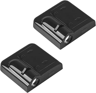 2 pièces gmc sierra logo lumières de porte de voiture led lumières
