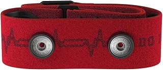 Sangle pectorale professionnelle polar - ceinture de moniteur de fréquence cardiaque en rouge