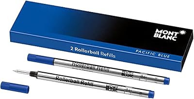 Recharges pour stylo roller mont blanc royal blue 124504 de à