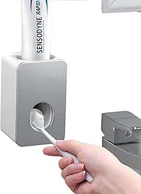 Distributeur de dentifrice et porte-brosse à dents 2 pièces presse-dentifrice automatique pour douche