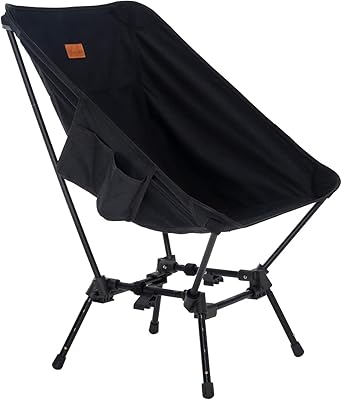 Moon lens grande chaise de camping réglable pour adultes pliante légère et portable