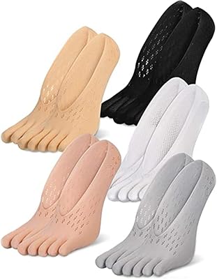 Chaussettes à orteils alekdon 10 paires de chaussettes orteils pour femmes