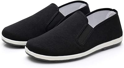 Chaussures old beijing unisexes kung fu tai chi semelle en caoutchouc