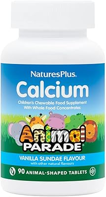 Nature's plus, source de vie, parade d'animaux, calcium, supplément à croquer, arôme naturel