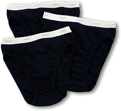 Sous-vêtements jockey coupe française classique grande taille pour femmes paquet de 3