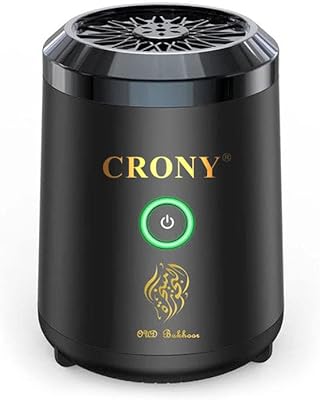 Mini brûleur d'encens électrique portable rechargeable crony bk-18 (noir)