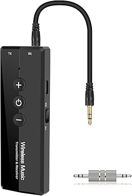 Émetteur et récepteur bluetooth 5.2 3 en 1 amélioré émetteur audio