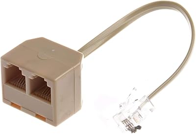 Répartiteur de ligne téléphonique bidirectionnel rj 11 (10 cm)