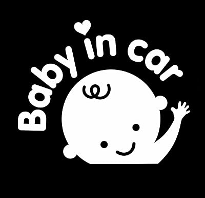Panneau de voiture bébé à bord, autocollant de voiture auto-adhésif réfléchissant et imperméable