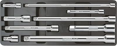 Kit d'extension ks tools chromeplus avec verrouillage 9 pièces taille unique