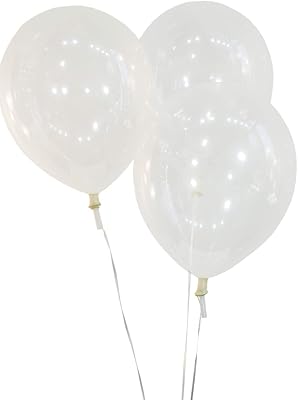 Ballons en latex uniques paquet de 10 12 pouces transparent