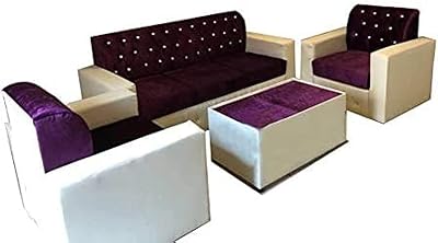 Ensemble de canapé de salon moderne mb furniture (violet foncé)