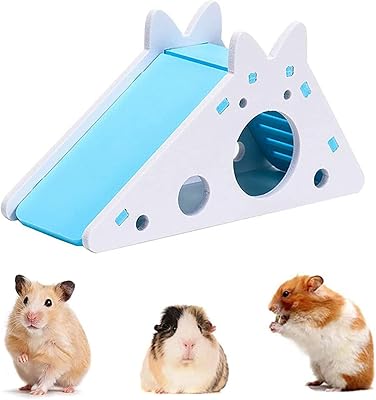 Maison de hamster avec échelle et toboggan jouets de jeu pour hamster