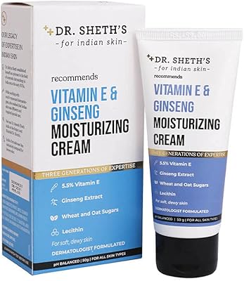 Crème hydratante pour le visage dr. sheaths à la vitamine e et au