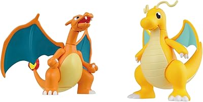 Bandai hobby jeu pokémon charizard et dragonite, multicolore