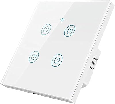 Interrupteur mural wifi intelligent yykj pour alexa et google home